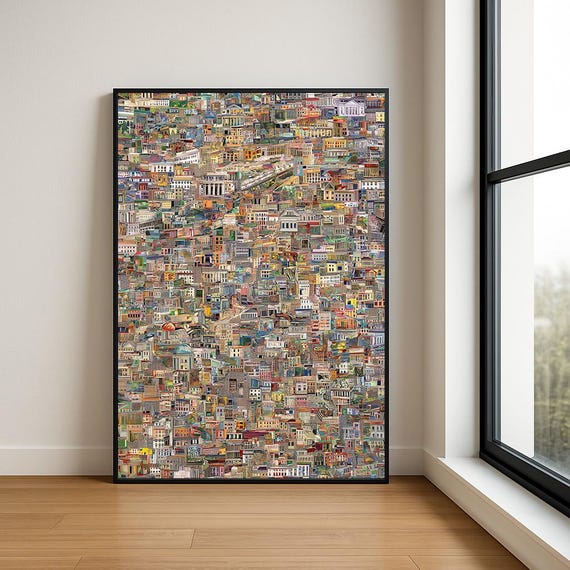 High Resolution Landmark Oil Painting
