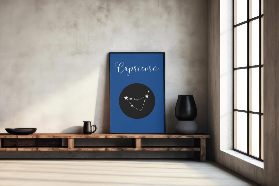 Capricorn Zodiac Art Print - Image 3