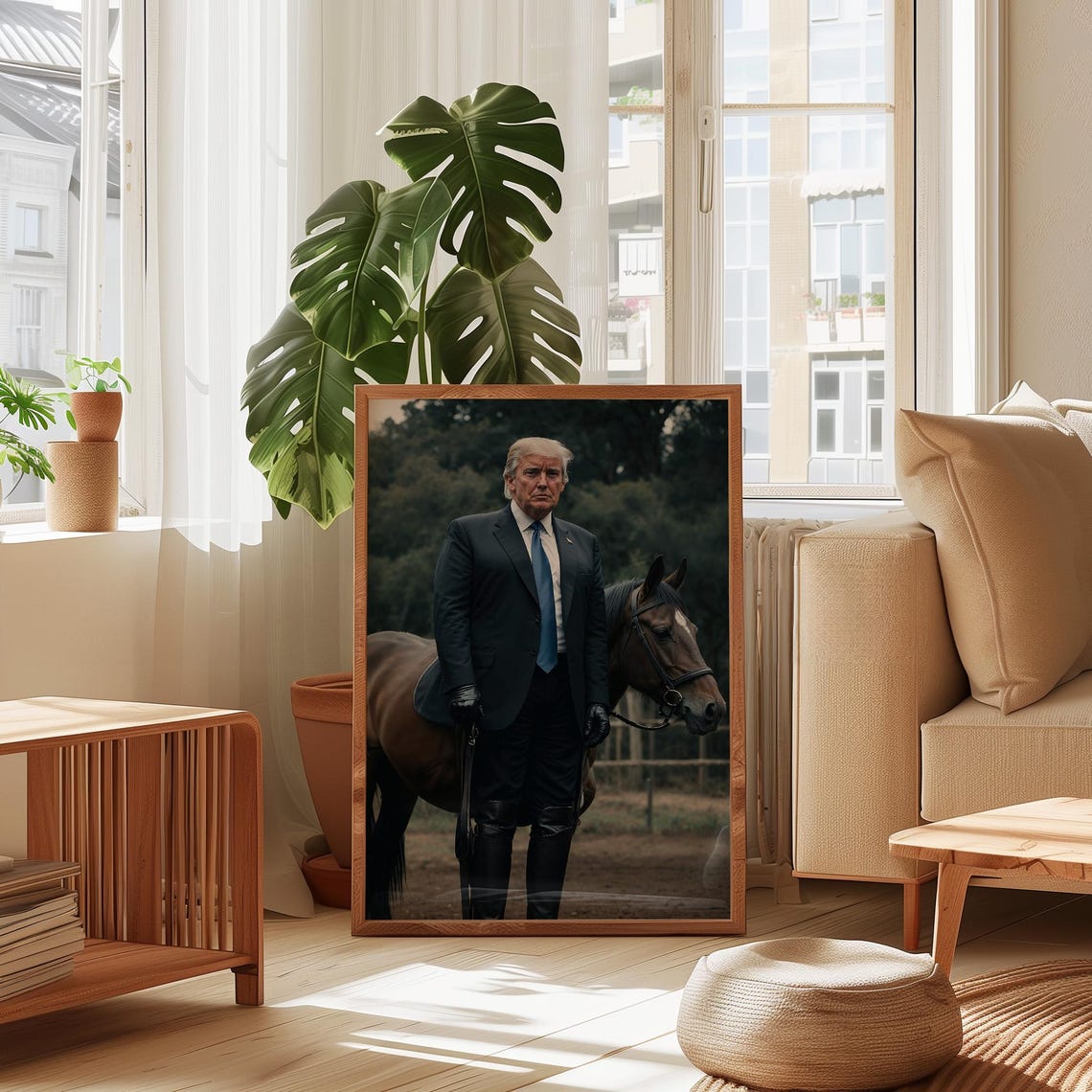 Trump 2024 Poster Jpg Make America Great Again Donald Trump Dark Horse Donald Trump Poster Vintage Wall Art Political Gift - Image 2