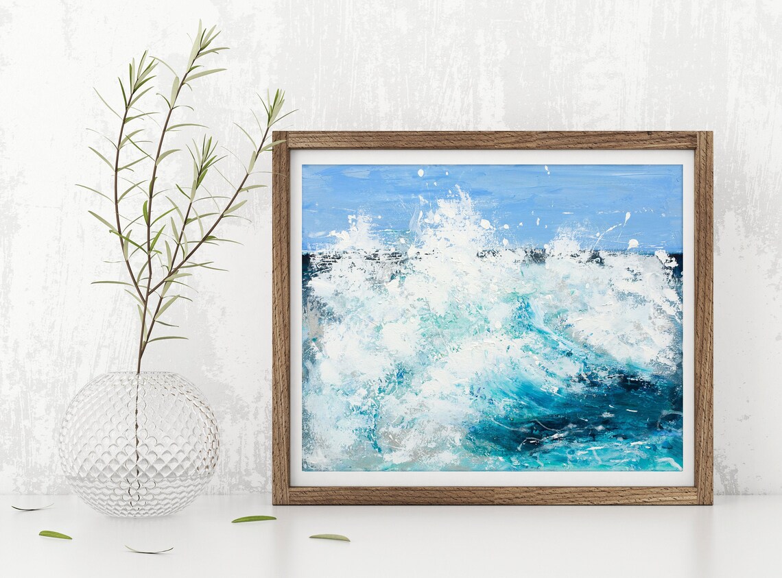 Great Wave by Katie Jobling, Ocean Art Print