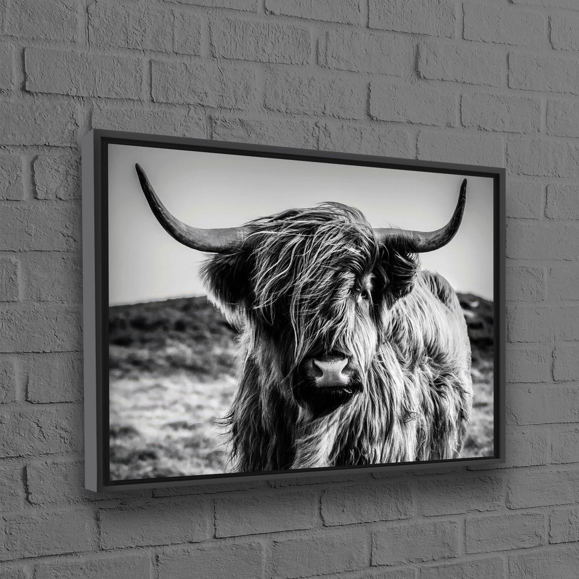 Cow Art Print, Personalised Man Cave Decor
