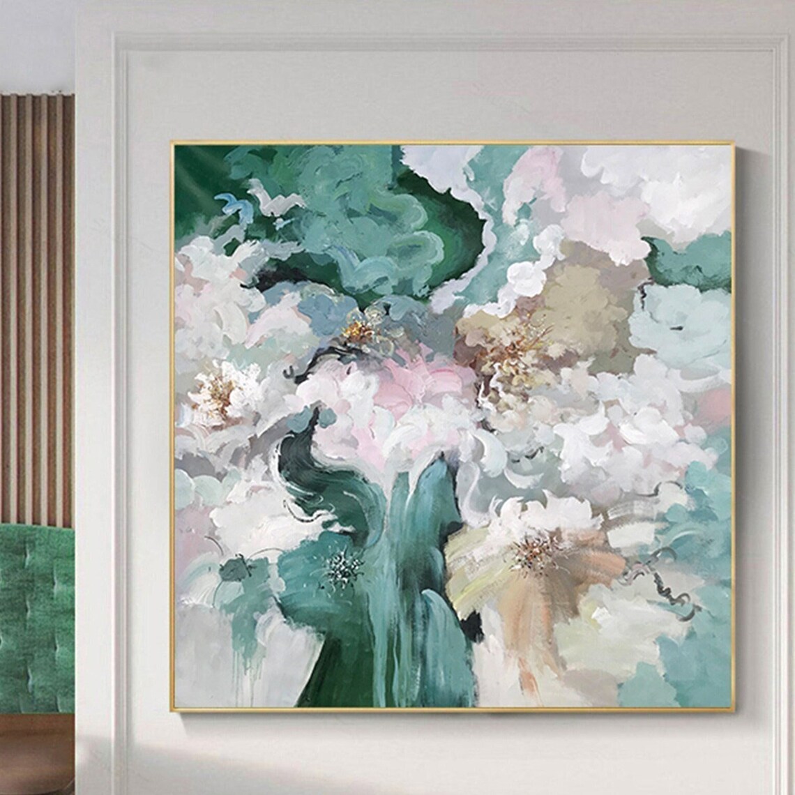 Colorful Flower Painting, Modern Floral Art Print