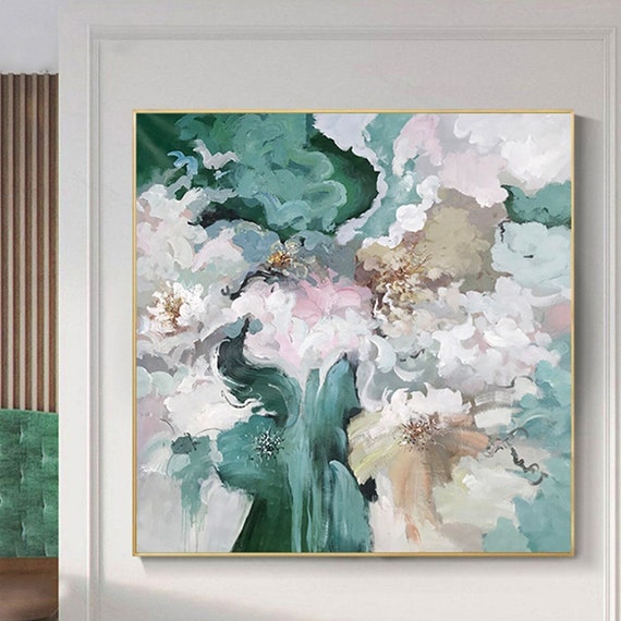 Colorful Flower Painting, Modern Floral Art Print