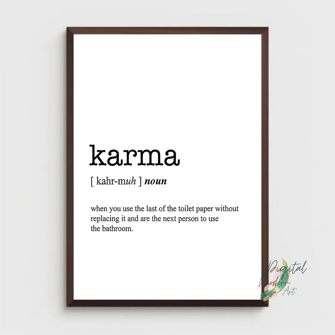 Ignorant Definition Funny Sarcastic Dictionary Meaning Gift Poster - Image 3