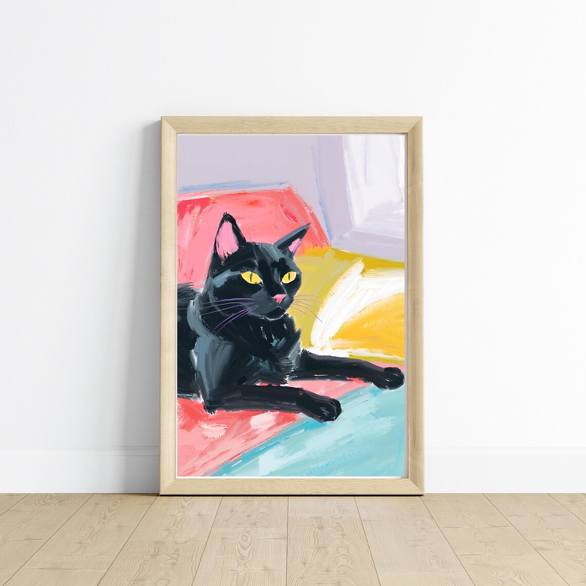 Black Cat Fine Art Photography, Cat Lovers Decor