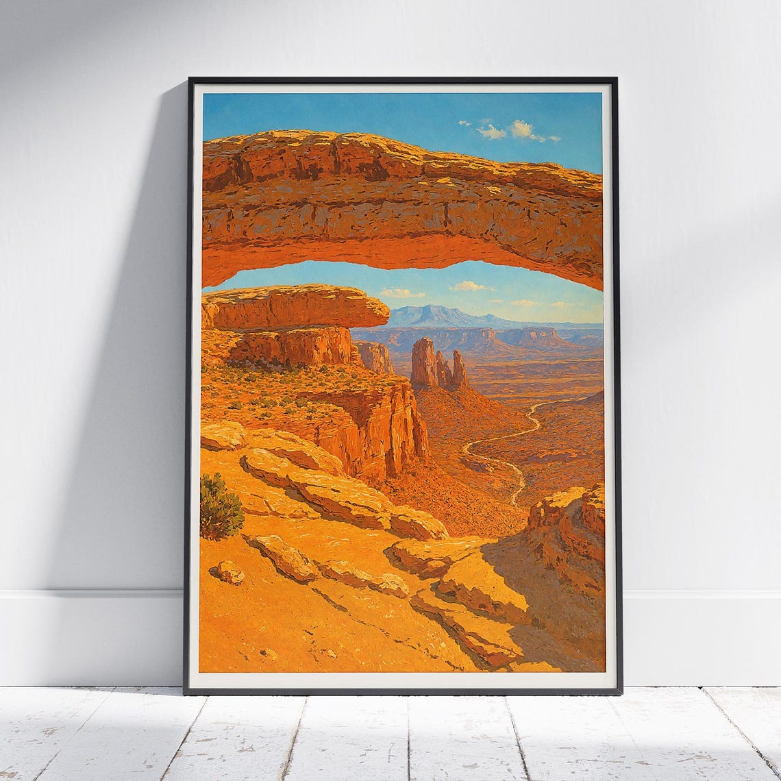 Mesa Arch Canyonlands Poster Utah Desert Arch Southwest Landscape Art