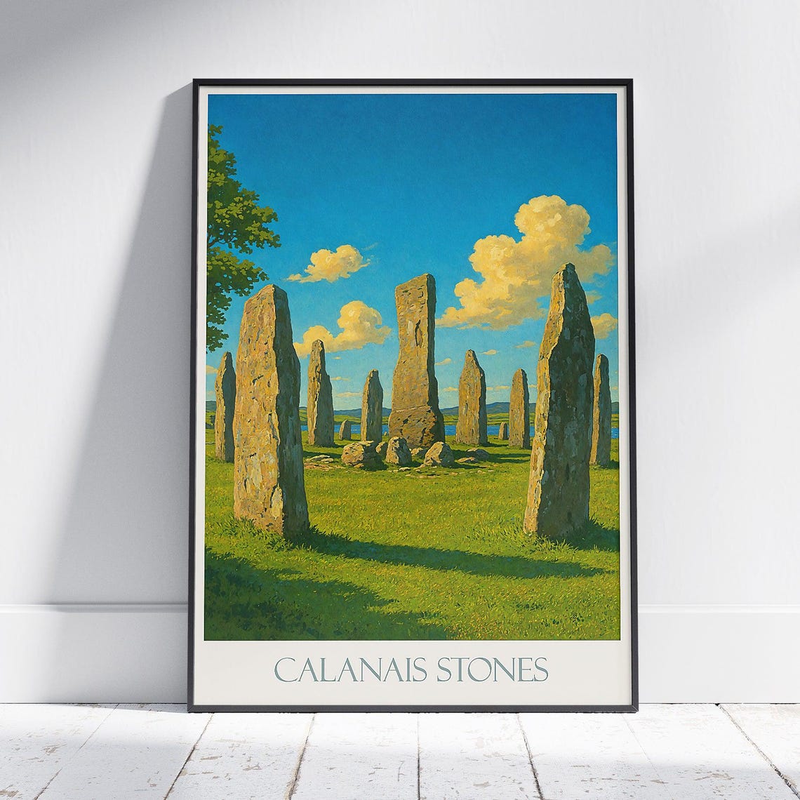 Calanais Stones Isle of Lewis Ancient Standing Stones Poster