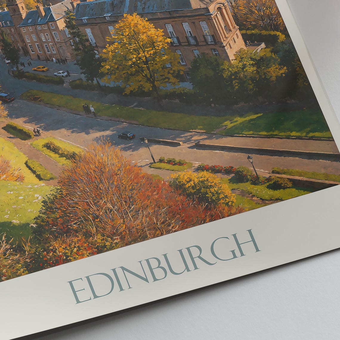 Edinburgh Scotland Castle Royal Autumn Cityscape Old Town Poster - Image 2