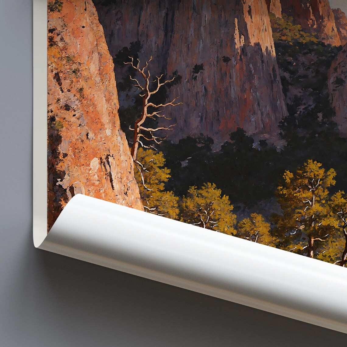 Pinnacles California Rock Spires Chaparral Desert Peaks Poster - Image 3