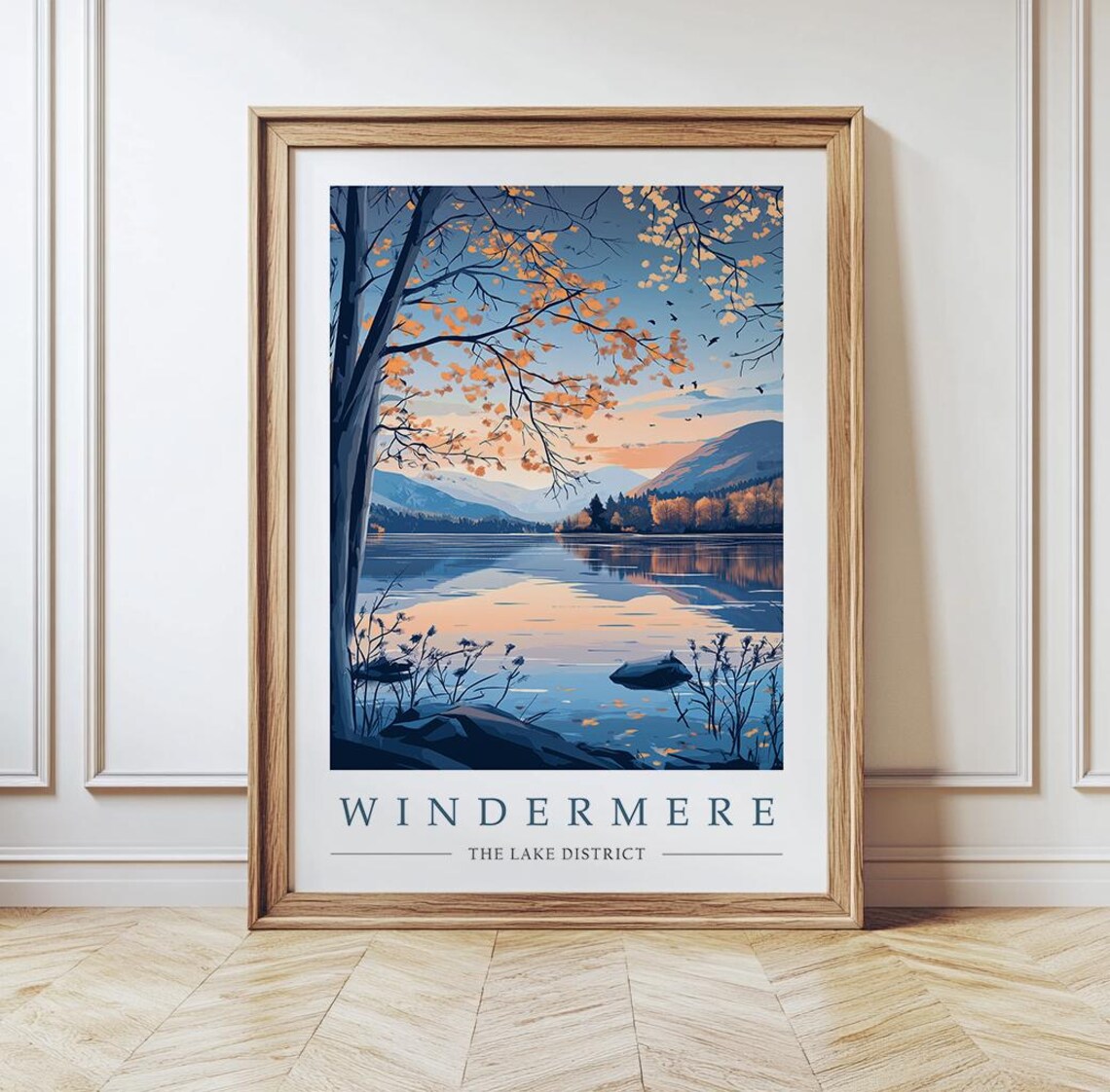 Windermere, Lake District Cumbria Travel Poster - Image 2