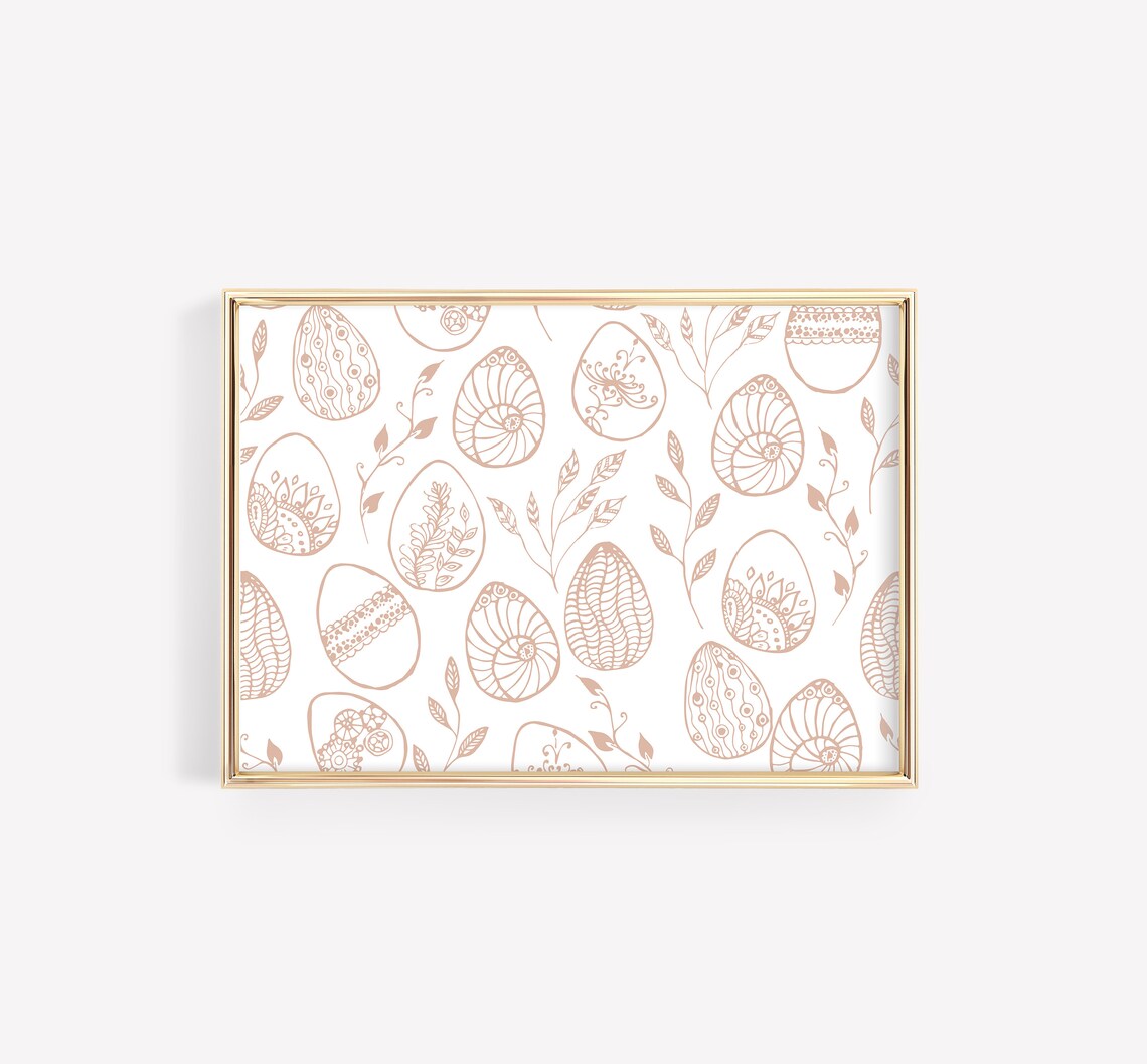 Easter Eggs Print, Minimalist Easter Decor - Image 4