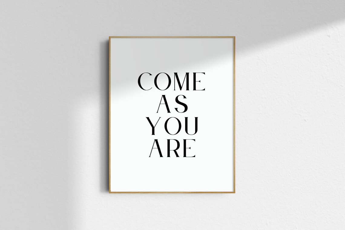 Come As You Are Modern Christian Art Print - Image 3