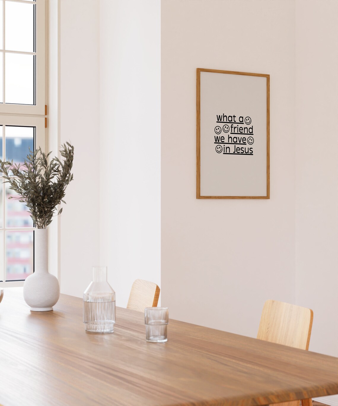 What A Friend We Have In Jesus, Minimalist Art Print - Image 3