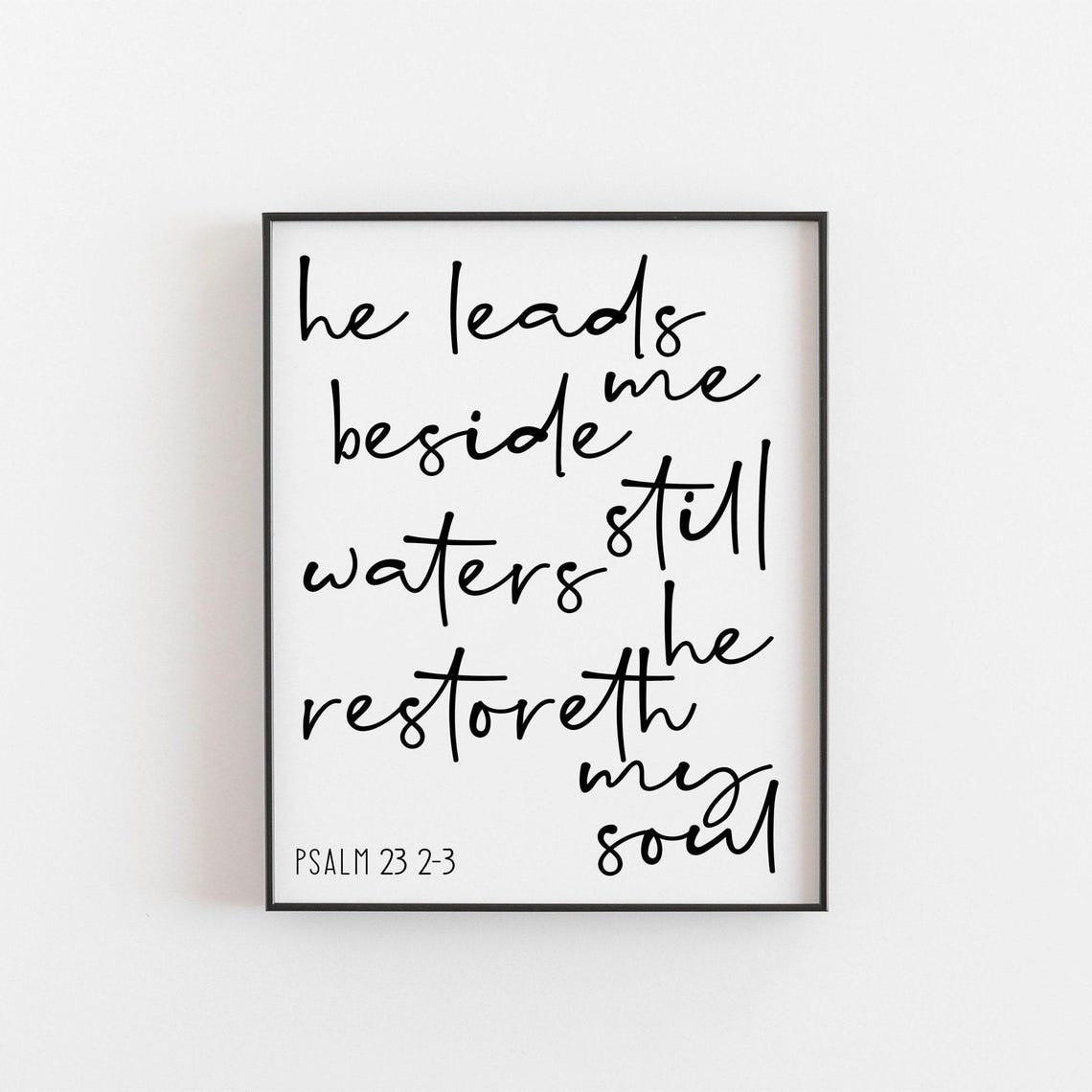 Psalm 23 - Scripture Wall Art