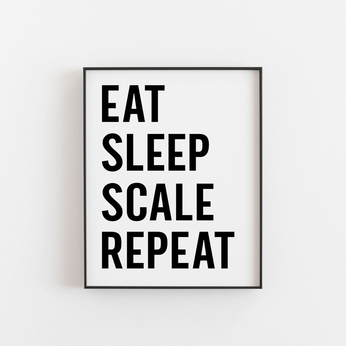 Eat Sleep Scale Repeat, Dental Office Decor
