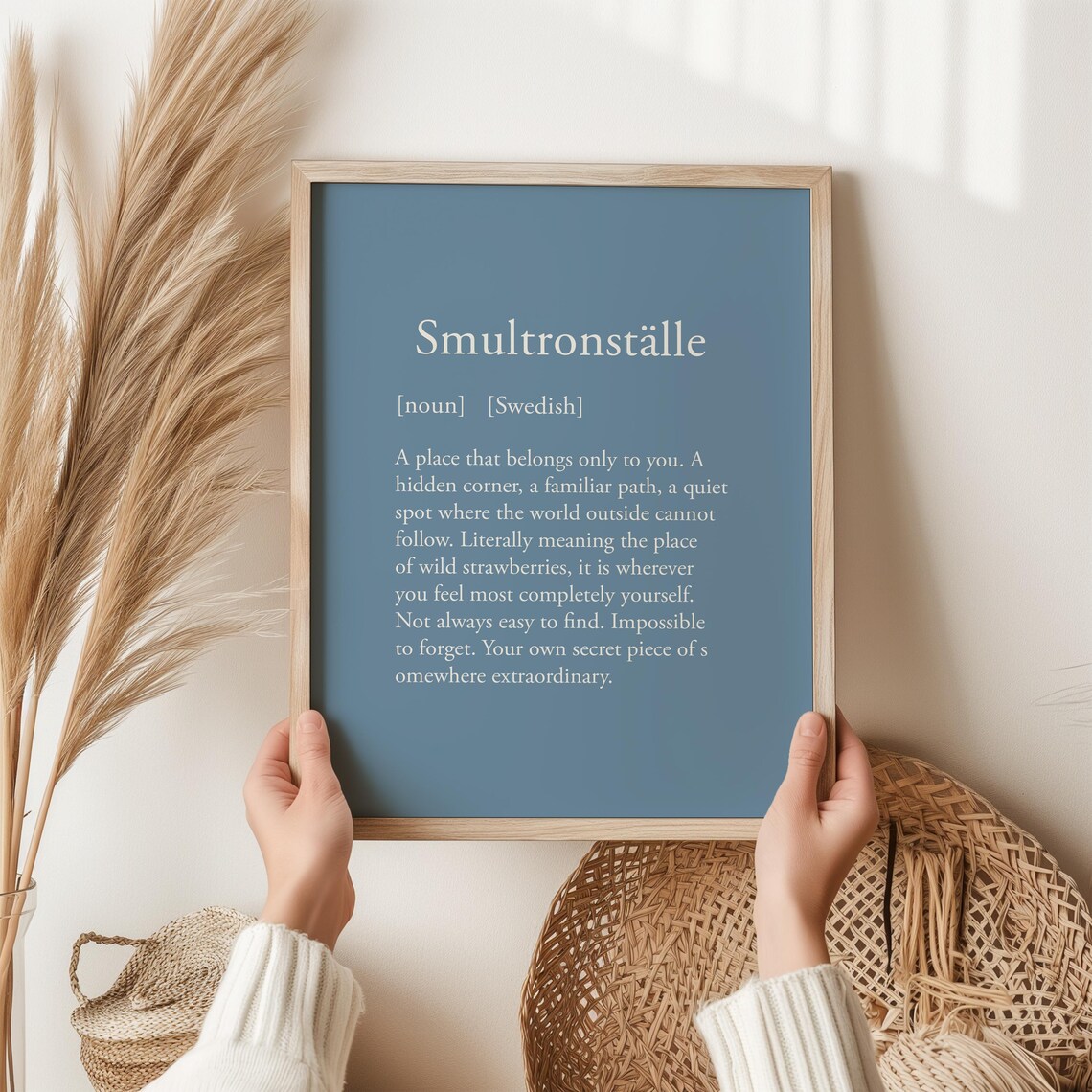 Smultronstlle Swedish Print, Hidden Gem Art Print