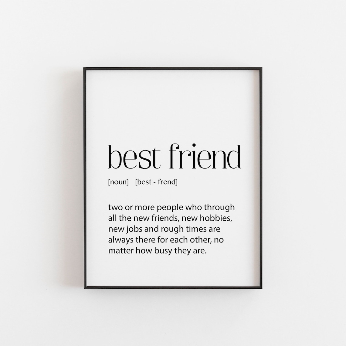 Best Friend Gift Definition, Birthday Christmas Gift