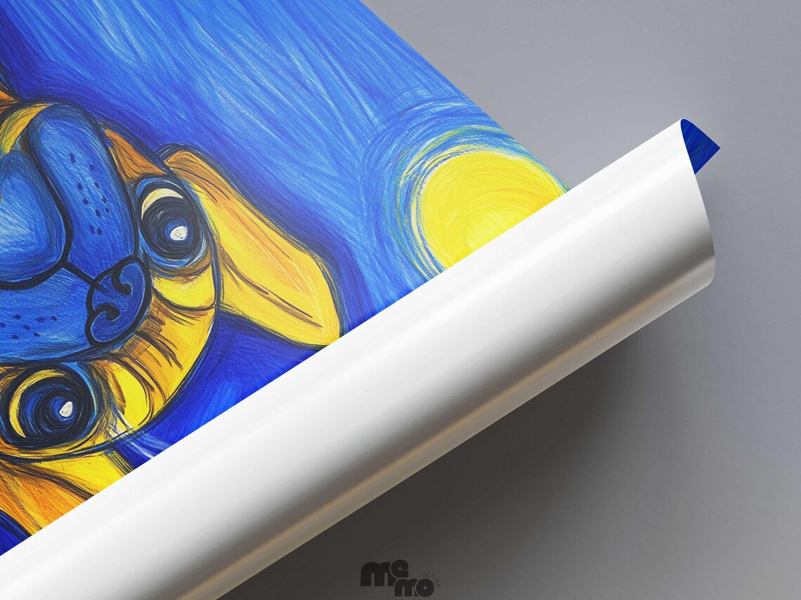 Bulldog Art Print, Whimsical Dog Illustration - Image 5