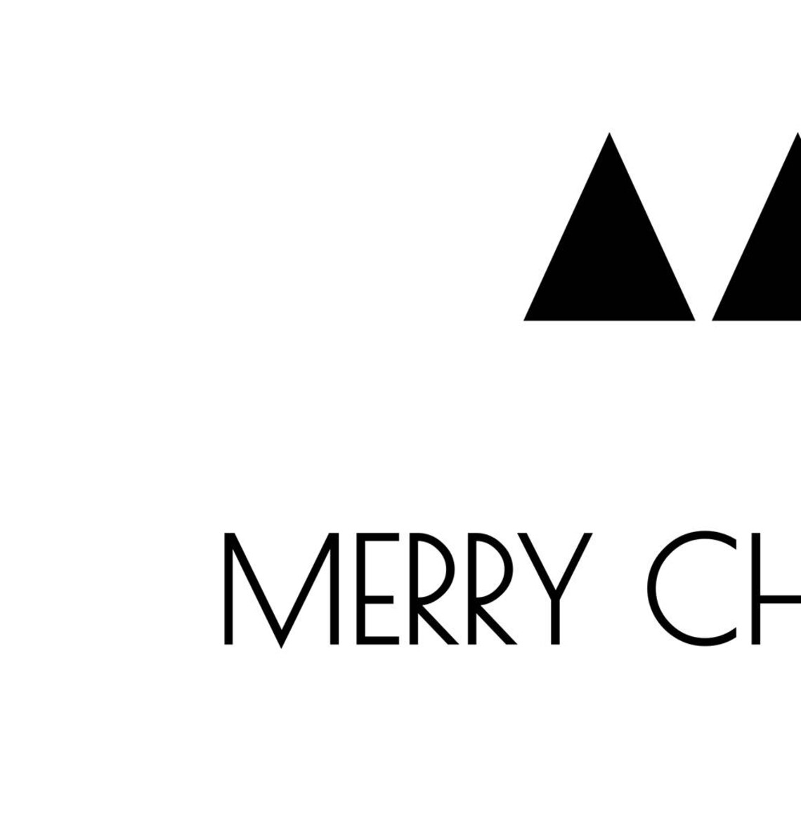 Scandinavian Christmas Decor, Minimalist Art Print - Image 4