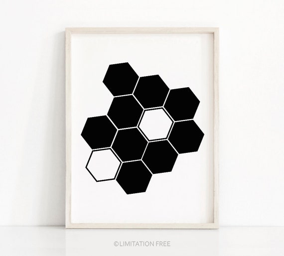 Wall Art Print Modern Geometric Art Black And White Modern Abstract Art Print Modern Wall Print Poster Wall Decor Art