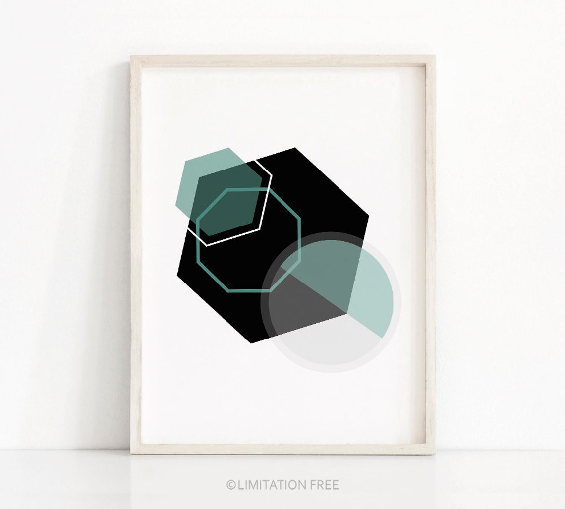 Geometric Wall Art Print Instant Art Modern Art Abstract Geometric Print Art Modern Decor