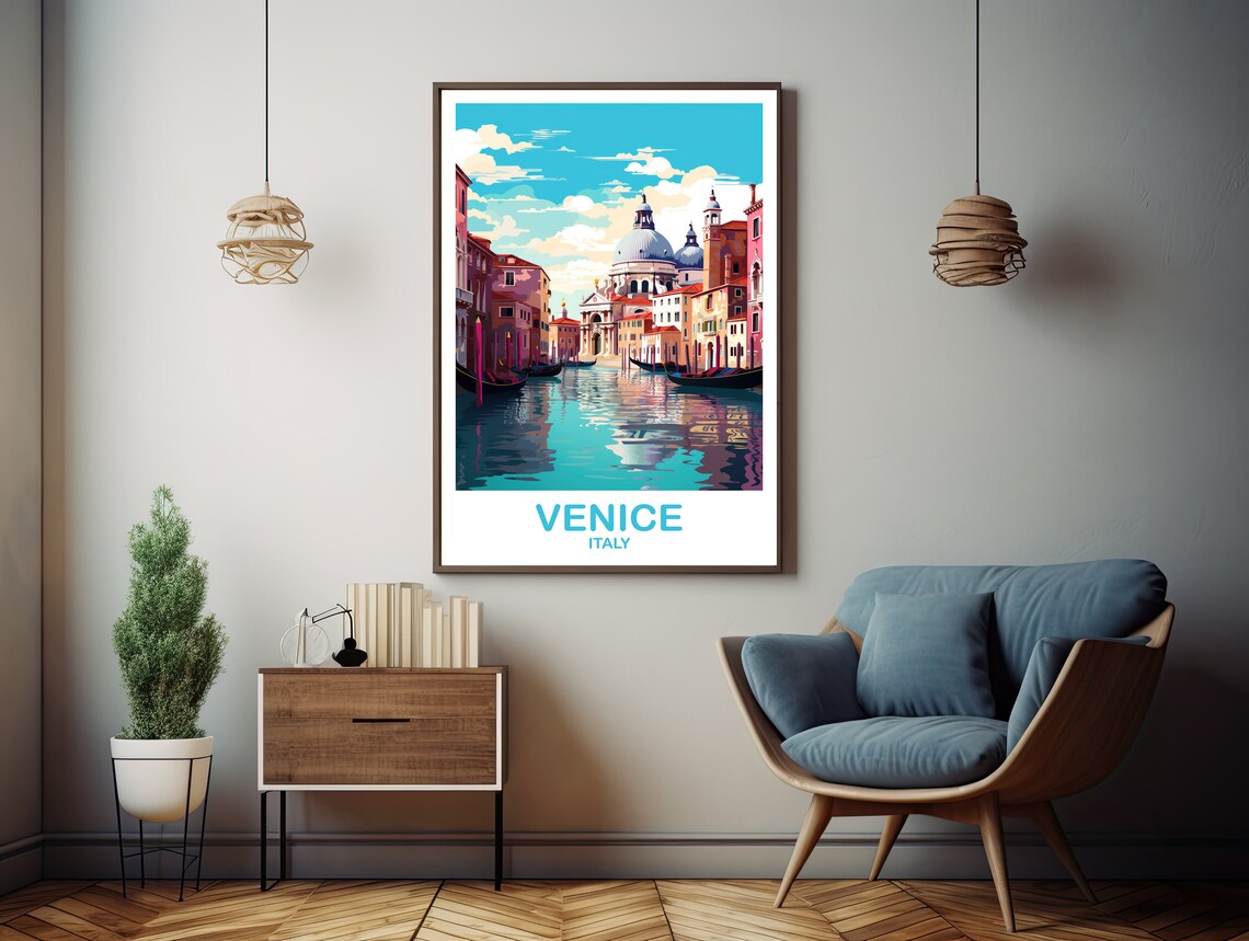 Venice Travel Wall Art Venice Wall Art Venice Italy Poster Italy Wall Art Travel Wall Art Travel Poster Dt2euitve1 - Image 3