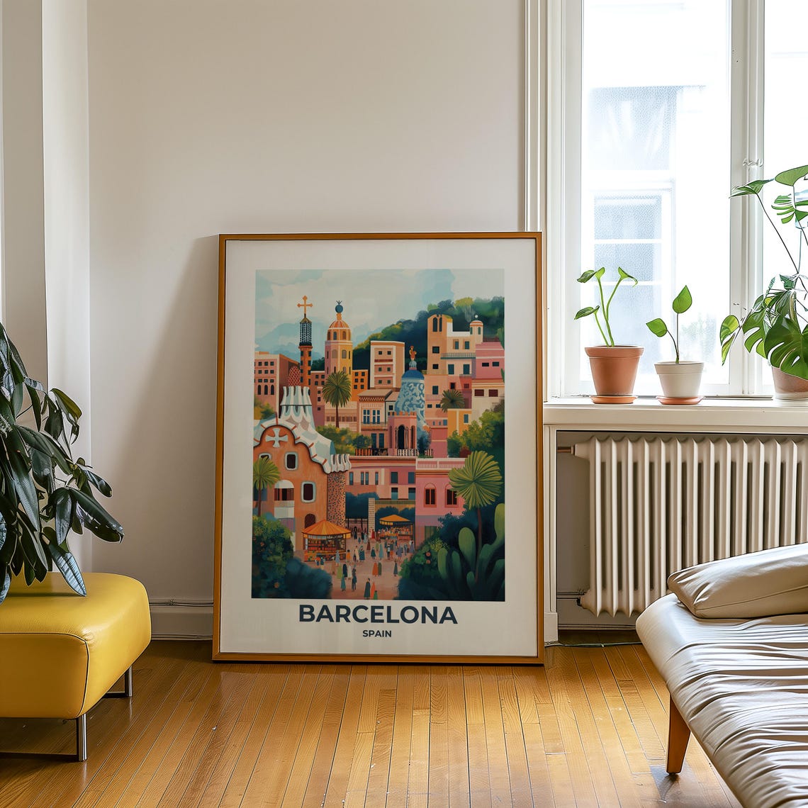 Barcelona Travel Poster Barcelona Poster Barcelona Travel Print Barcelona City Print Travel Print Travel Poster Barcelona Wall Decor 002 - Image 3