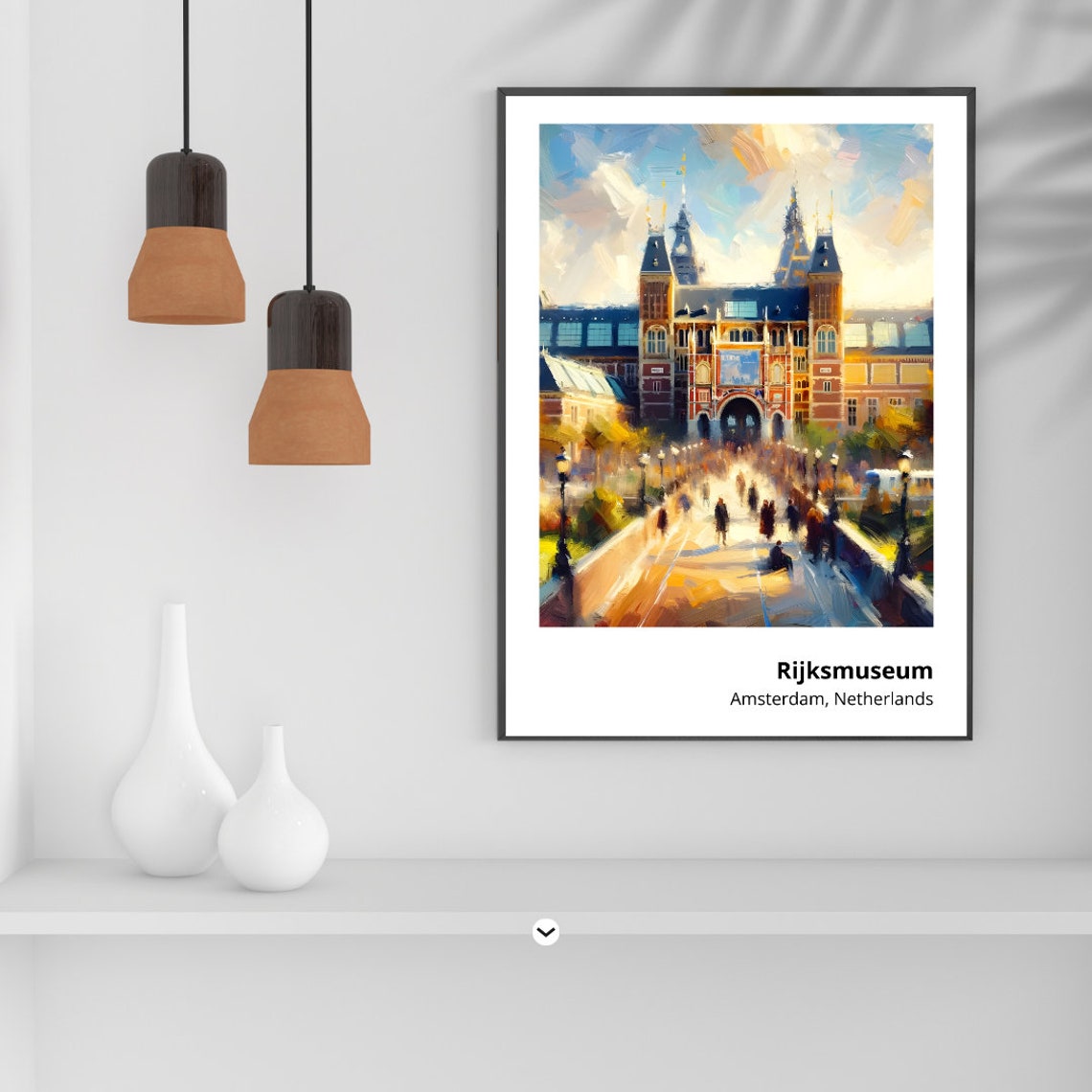 Rijksmuseum Art Print Stunning Painting Of Amsterdams Iconic Museum Vibrant And Historic Wall Decor Dutch Cultural Landmark Art - Image 4