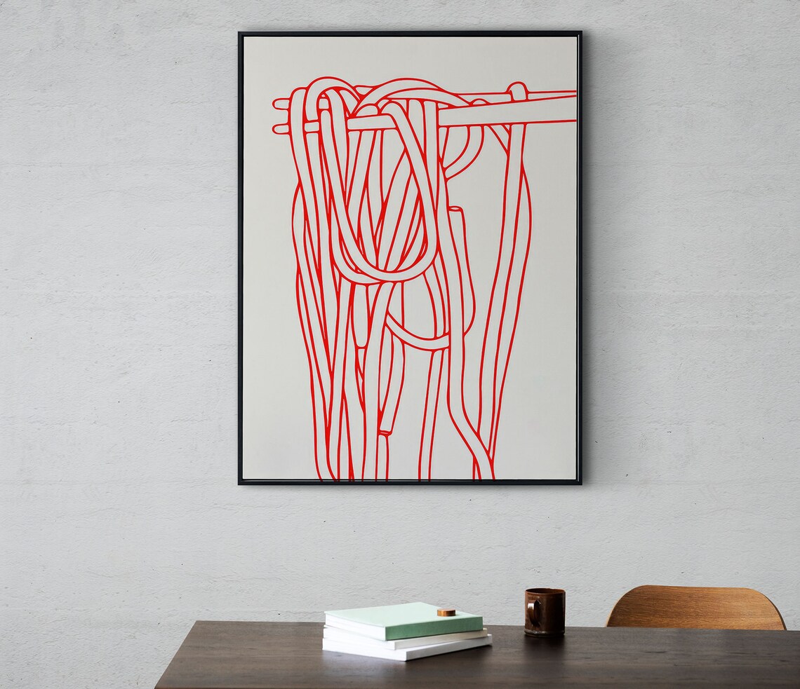 Ramen Noodles Illustration, Japanese Kitchen Poster - Image 2
