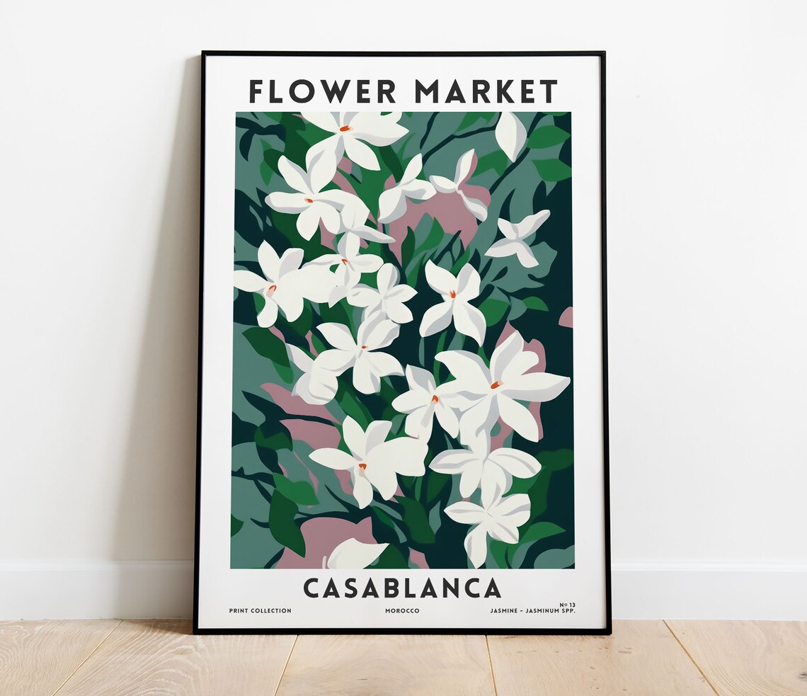 Casablanca Flower Market, Moroccan Floral Art