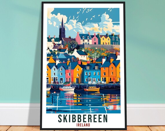 Skibbereen Travel Poster, Ireland Travel Poster
