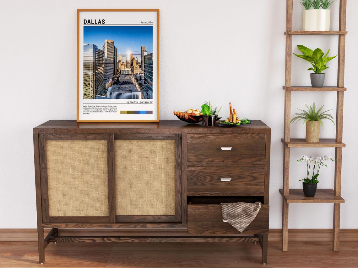 Dallas Print Dallas Poster Dallas Wall Art Dallas Travel Dallas Artwork Dallas Art Dallas Photo Texas Usa - Image 6
