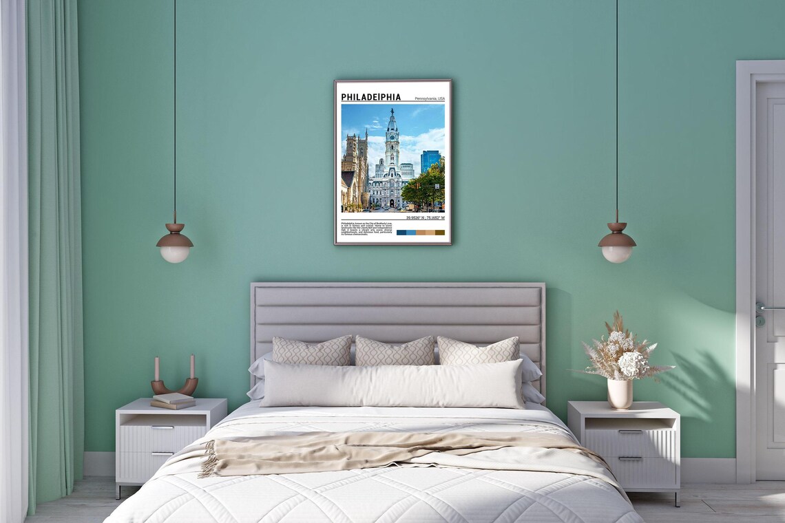 Philadelphia Pennsylvania City Hall William Penn Statue Photo Poster - Image 5