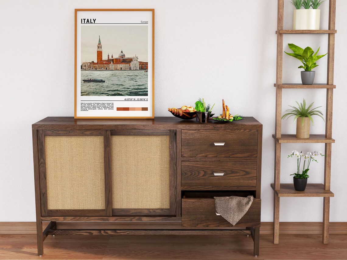Italy Venice Lagoon Church Bell Tower Waterfront Photo Poster - Image 5