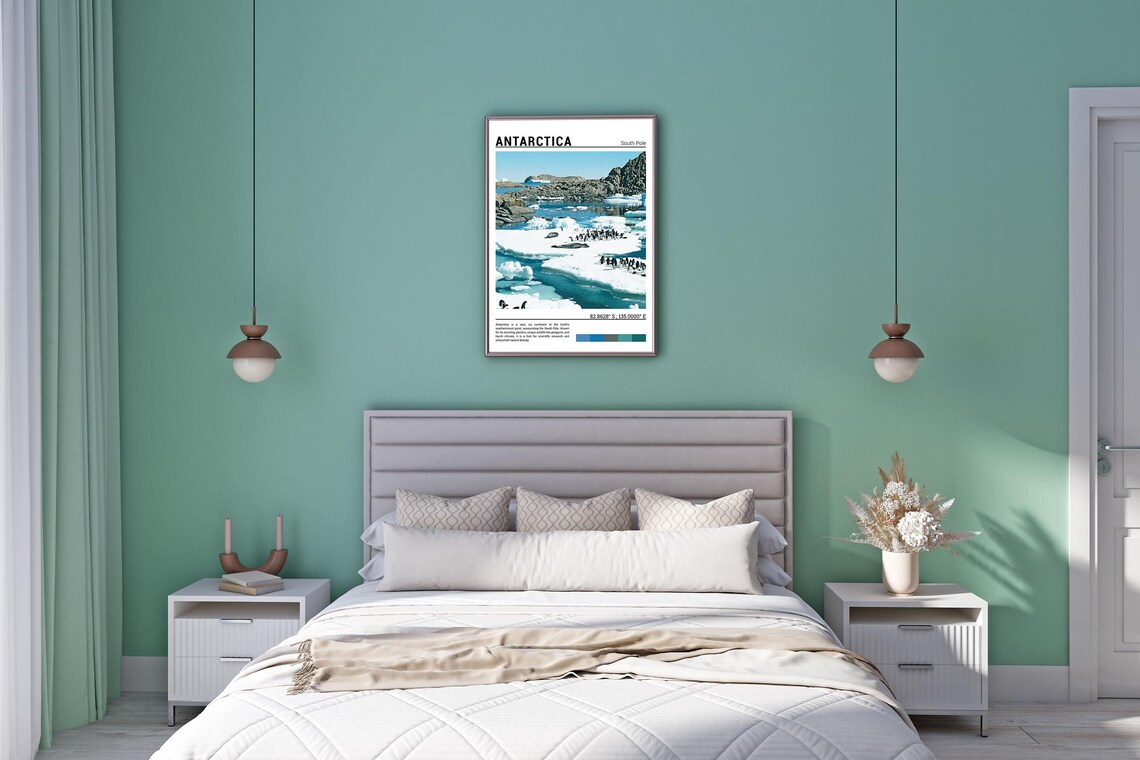 Antarctica Travel Poster, Antarctica Wall Art Print - Image 5