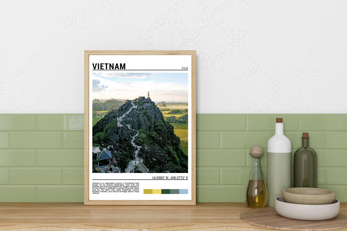Vietnam Poster Print Vietnam Photography Vietnam Photo Vietnam Poster Wall Art Vietnam Wall Art Vietnamasia - Image 3