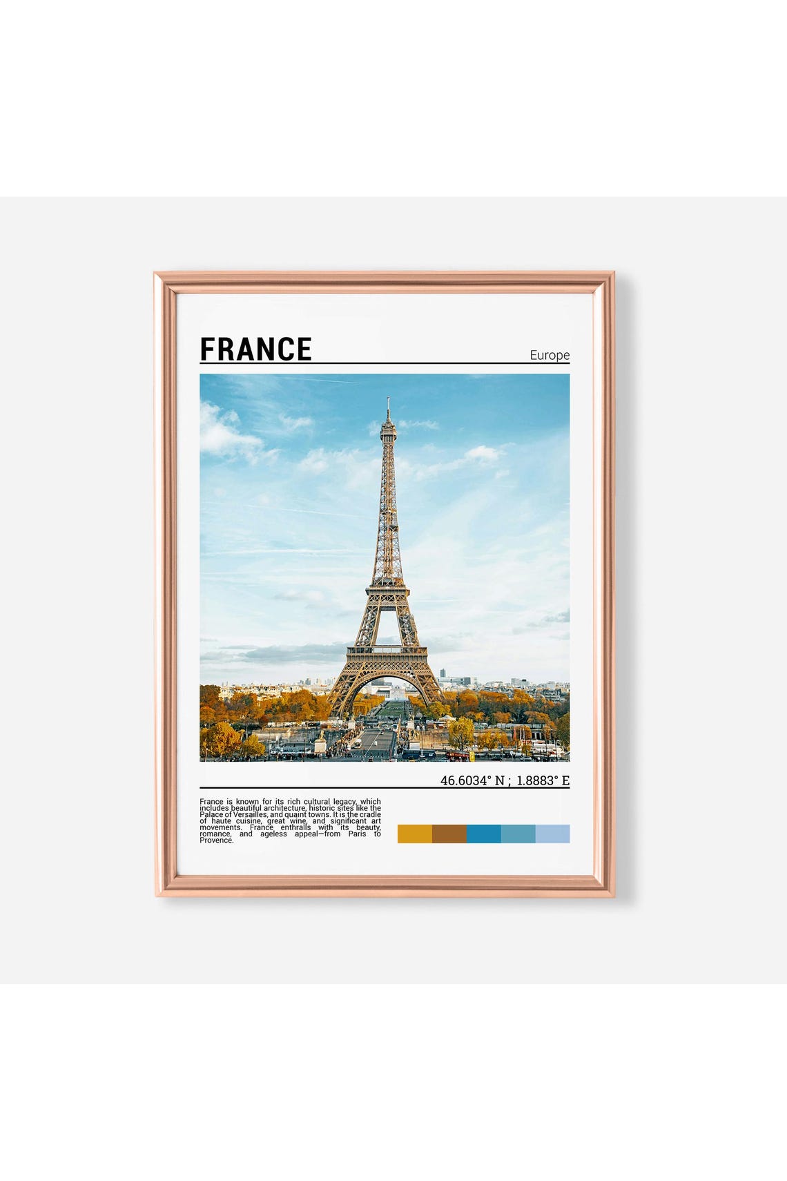 France Wall Art France Poster Print France Travel Poster France Photography France Art Print Black And White France Eiffel Tower
