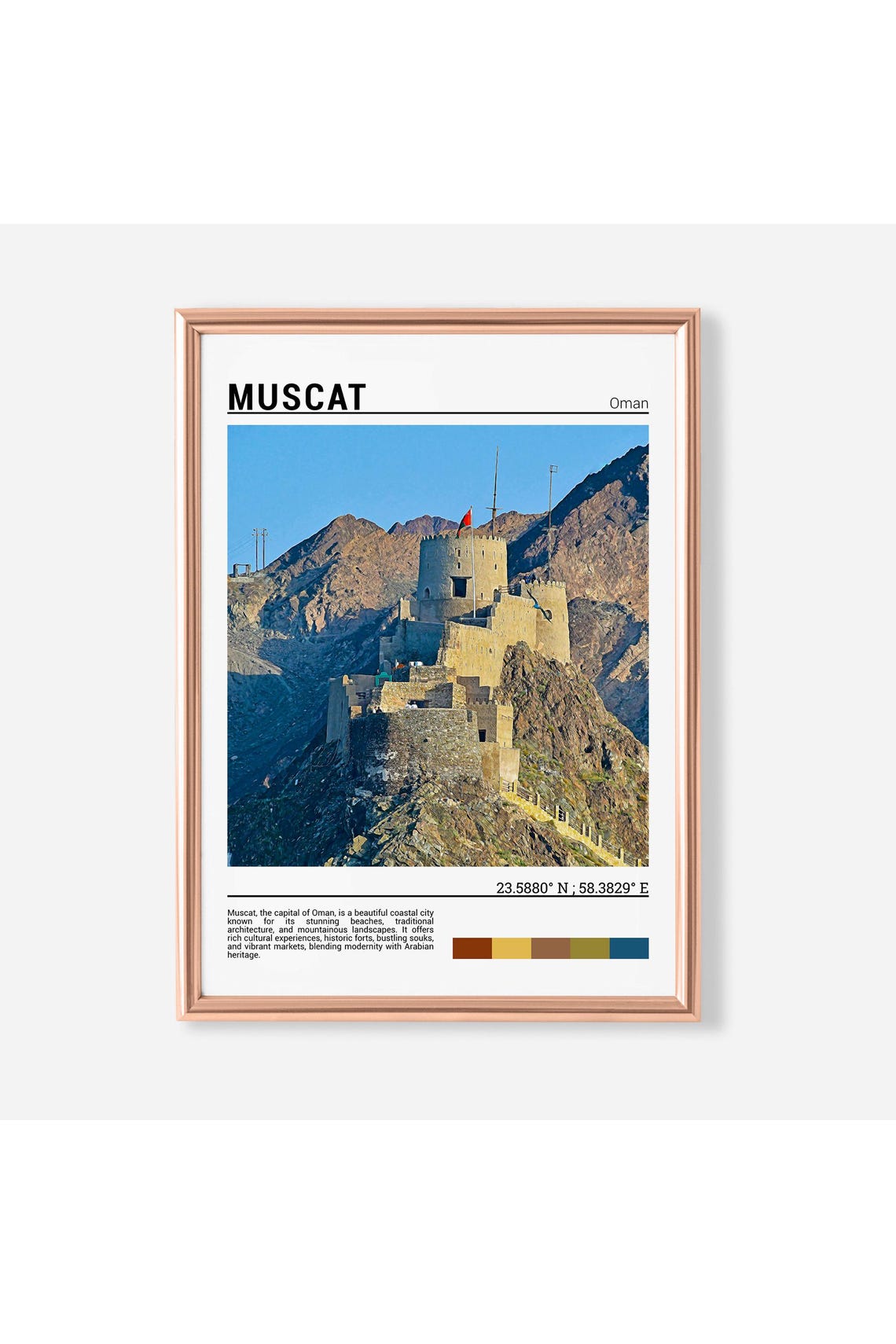 Muscat Print Muscat Poster Muscat Wall Art Muscat Travel Muscat Art Muscat Photo Muscat Oman