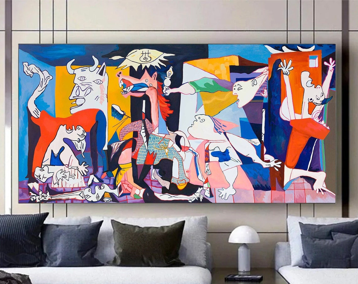 Guernica Canvas Pablo Picasso Painting Print Wall Art La