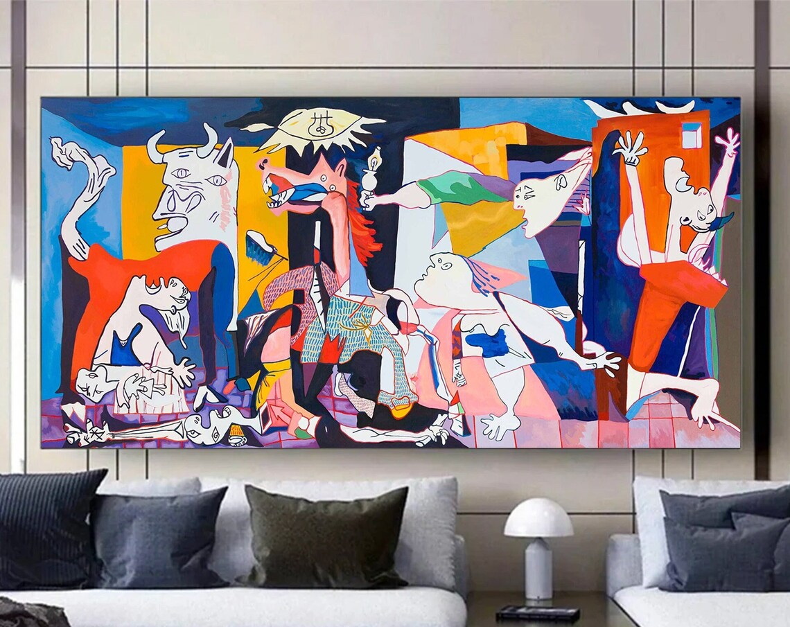 Picasso Guernica Cubist Masterpiece Famous Painting Art Poster
