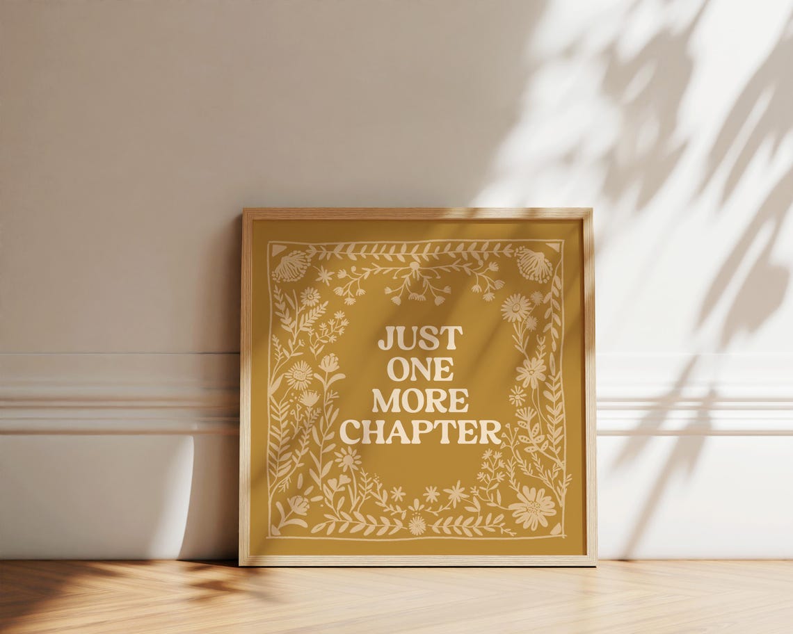 Just One More Chapter, Book Lover Gift - Image 3