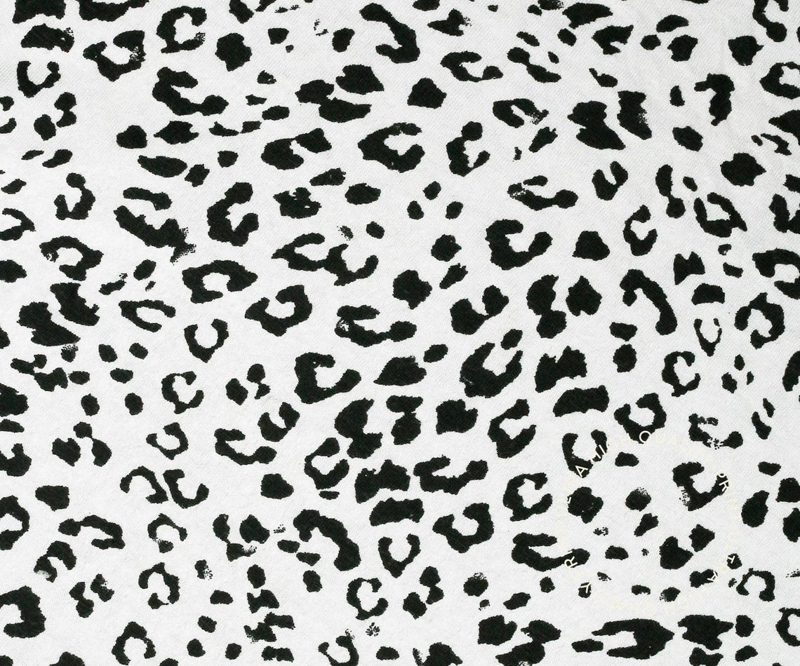 Black and White Leopard Print Panthera Pardus Minimalist Wall Poster - Image 5