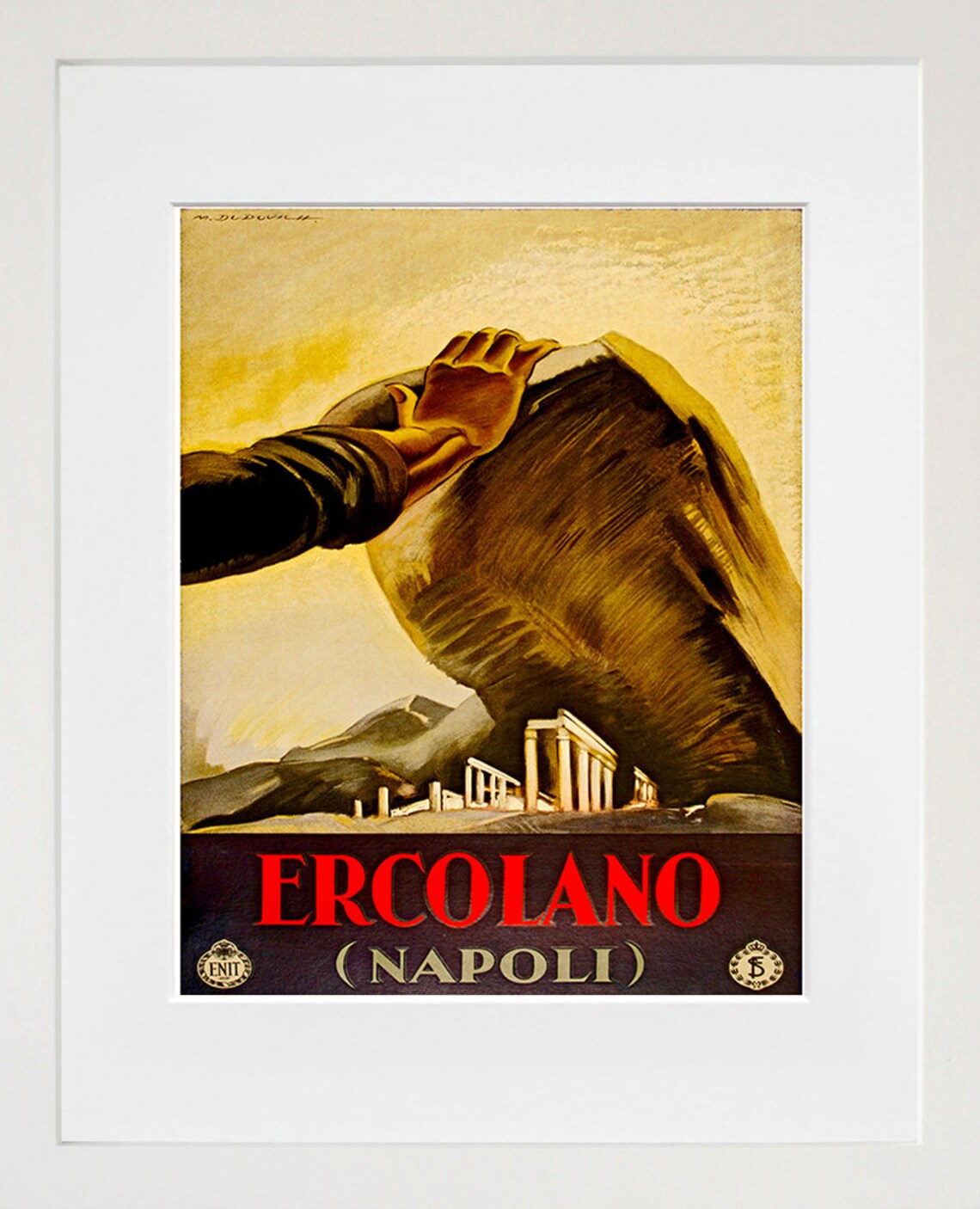 Italy Travel Poster, Naples Travel Poster - Image 2