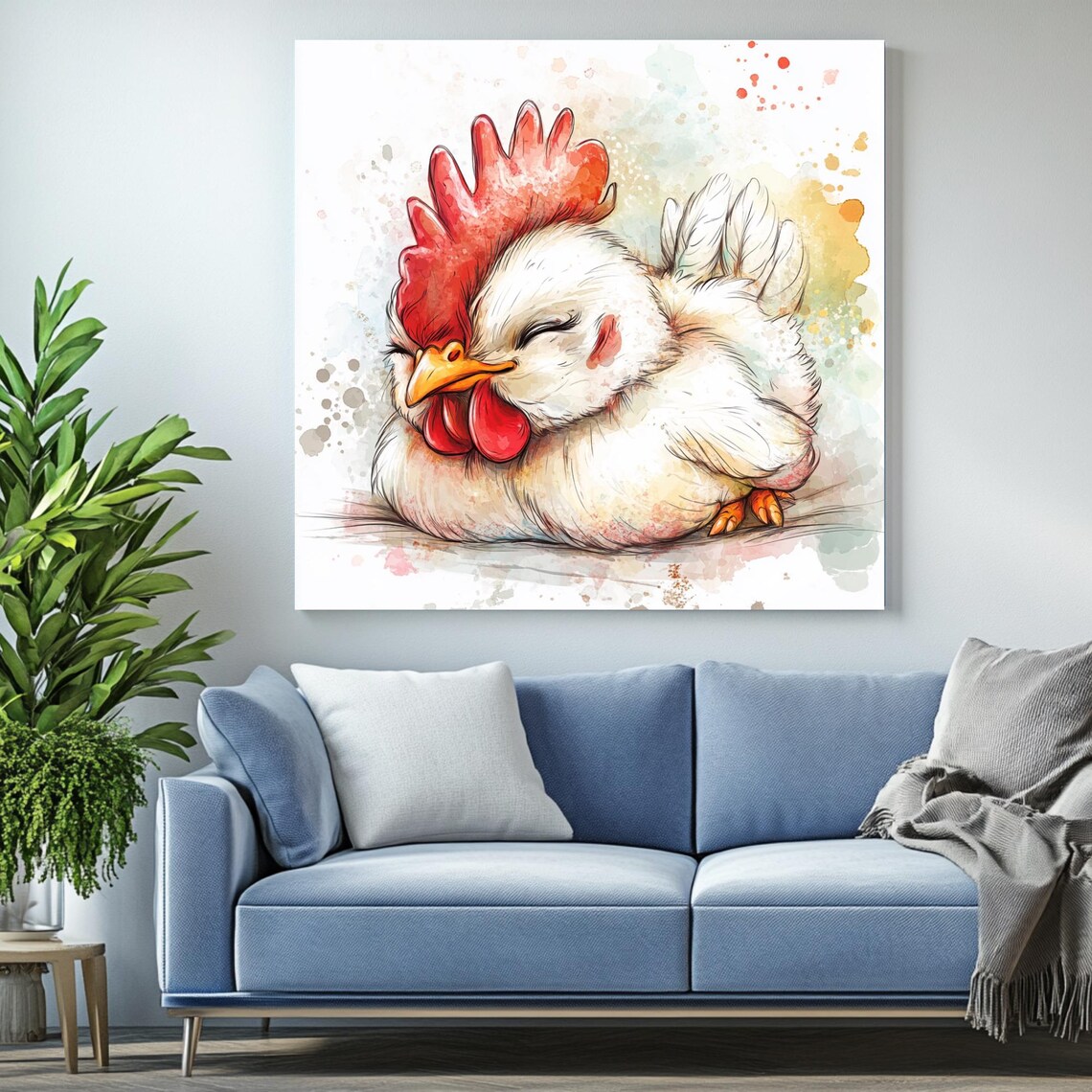 Chicken Wall Art, Farmhouse Decor - Image 2