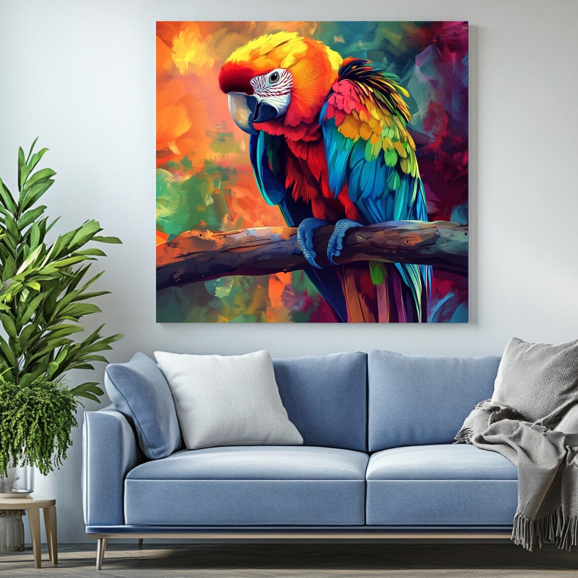 Macaw, Vibrant Tropical Decor Art Print - Image 2