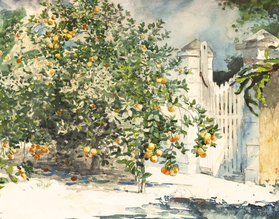 French Country Landscape, Vintage Summer Art Print - Image 2