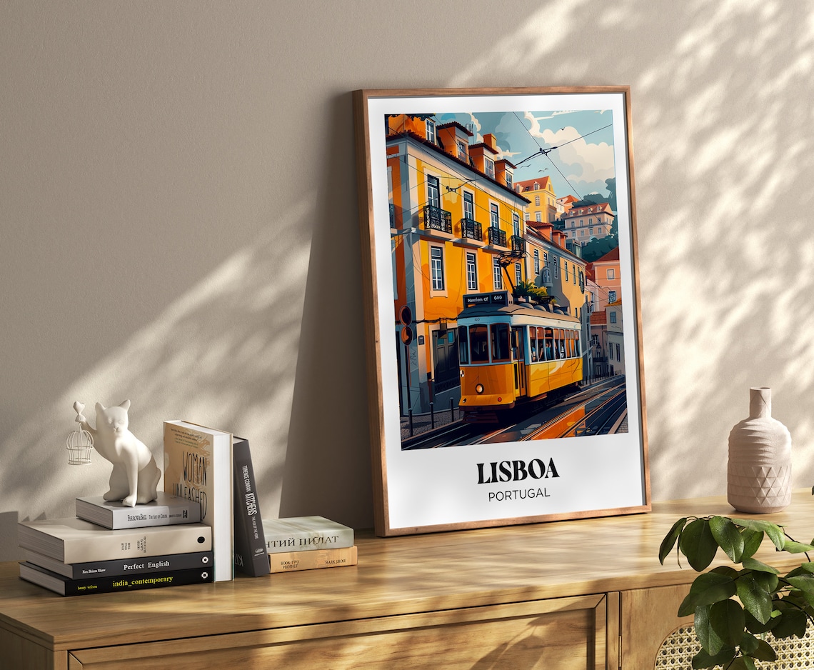 Lisbon Portugal Travel Poster, Portugal Wall Decor - Image 4