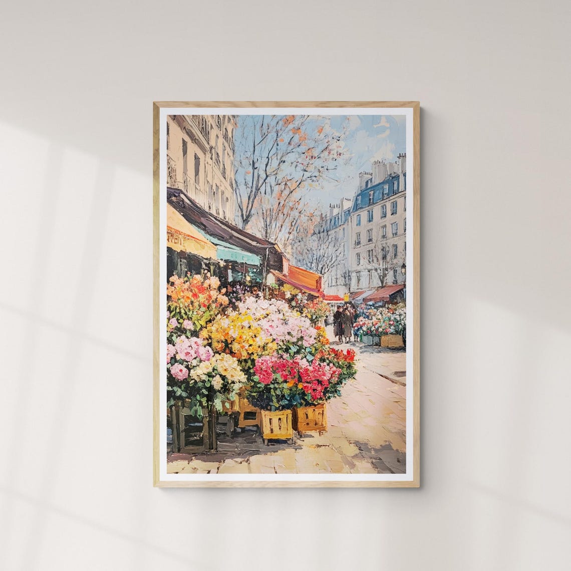 Parisian Flower Market Painting Paris Art Abstract Floral Print French Art Decor Parisian Street Art Henri Matisse Art - Image 4