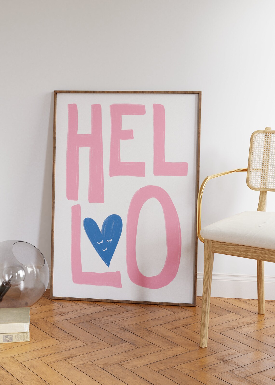 Light Pink Danish Pastel Room Decor Art Print