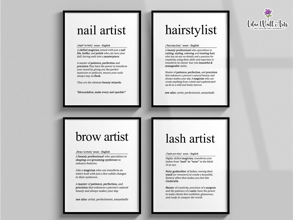 Aesthetic Poster Beauty Salon Poster Beauty Salon Salon Sign Lash Tech Gifts Beauty Parlor Hair Salon Wall Art Hairstylist Nail Prints - Image 7
